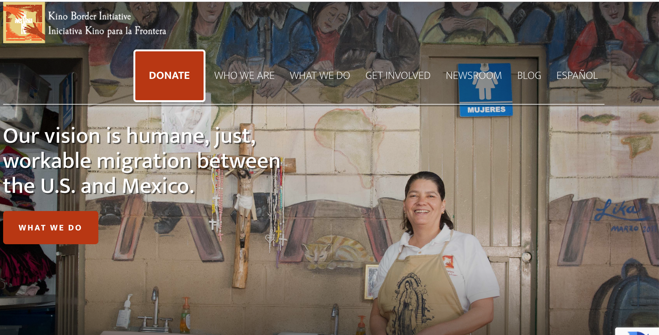 Screenshot of KBI web page. 